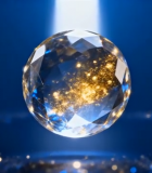 悬浮钻石粒子光效素材13886#横屏 