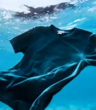 恤在水中下沉画面12802#横屏 