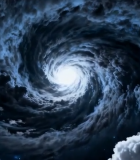 星空云海漩涡特效画面10100#横屏 