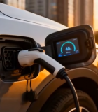 新能源汽车户外充电画面(1)7971#横屏 