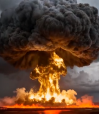 核爆炸蘑菇云场景14786#横屏 