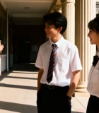 校园中学生交流场景252#横屏 