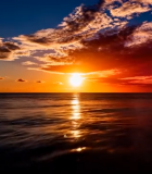 海上日落美景(1)8437#横屏 