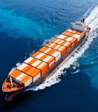 海上航行的集装箱货轮(8)14498#横屏 