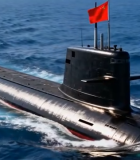 海上航行的中国潜艇3599#横屏 