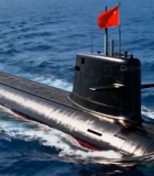 海上航行的中国潜艇3599#横屏 
