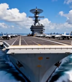 海上航行的航空母舰(4)11570#横屏 