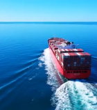 海上航行的集装箱货轮(6)13210#横屏 