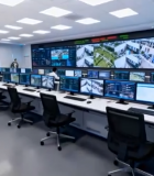 现代化网络科技监控室场景10670#横屏 