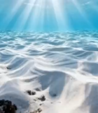 海底阳光照射海沙景象1584#横屏 