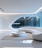 现代风格室内客厅空间834#横屏 