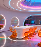 现代风格酒吧室内场景14566#横屏 