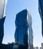 现代高楼大厦仰拍全景6500#横屏 