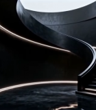 现代风格螺旋楼梯空间场景6753#横屏 