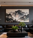 现代风格客厅室内场景(5)9399#横屏 