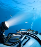 海底潜水艇及海洋鱼类素材1750#横屏 