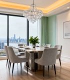 现代餐厅室内装修素材333#横屏 