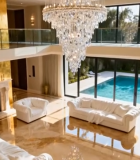 现代别墅客厅内景素材10749#横屏 