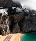 海边悬崖白色建筑风景11970#横屏 