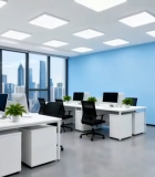现代办公室室内办公场景13481#横屏 