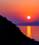 海边日落自然风光5984#横屏 