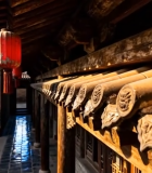 古建筑屋檐红灯笼场景12361#横屏 