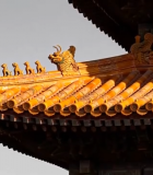 古建筑屋顶脊兽特写9068#横屏 