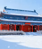 古建筑雪景全景(2)13221#横屏 
