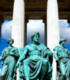 古典风格人物雕像特写5498#横屏 