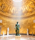 古典雕像陈列于华丽穹顶大厅9820#横屏 