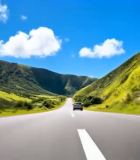 公路自驾游自然风光素材91#横屏 