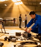 工程师厂房内调试无人机12308#横屏 