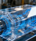 工厂透明机械装置特写10245#横屏 