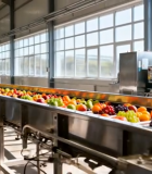 工厂水果流水线生产场景13455#横屏 