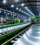 工厂内钢铁生产线场景3061#横屏 