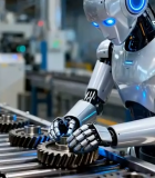 	 工厂内机器人操作齿轮11251#横屏 