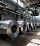 	 工厂内钢铁卷材及吊运设备7768#横屏 