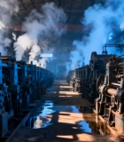 工厂内工业机械运作场景434#横屏 