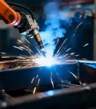 工厂内机械臂焊接作业1880#横屏 