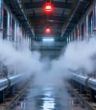 工厂内管道蒸汽排放场景11922#横屏 