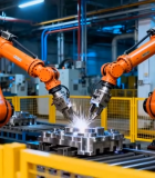 	 工厂内工人特写4385#横屏 