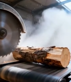 工厂木材切割加工场景9659#横屏 