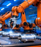 	 工厂机械臂自动化生产线(3)7395#横屏 