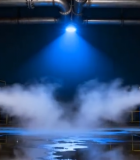 工厂工业设备蒸汽排放画面4667#横屏 