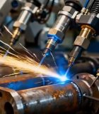 工厂机械焊接作业场景9030#横屏 