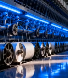 工厂内纺织机器生产线1636#横屏 