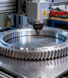 工厂机器加工齿轮部件8830#横屏 