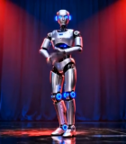 舞台上机器人舞蹈表演14081#横屏 