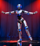 舞台上机器人表演舞蹈3219#横屏 