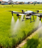 无人机农田喷洒作业场景8258#横屏 